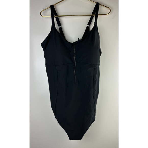 Torrid Corset Shape Swim One Piece Black Wire Free Swimsuit Plus Size 4X 4 - Picture 2 of 12